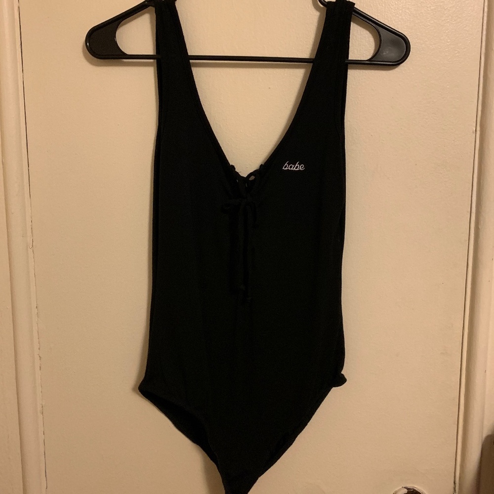 Brand New LA Hearts Black Babe Bodysuit